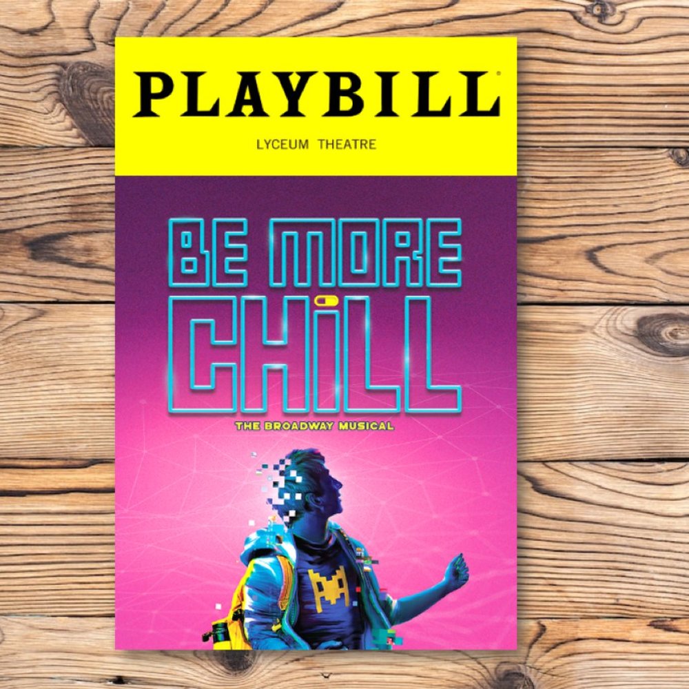 Be More Chill Broadway Musical Playbill Refrigerator Locker Fridge Magnet